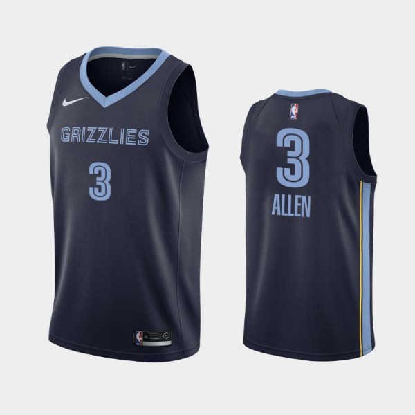 Grayson Allen Memphis Grizzlies #3 Men's Icon 2019 season Jersey - Navy
