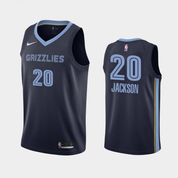 Josh Jackson Memphis Grizzlies #20 Men's Icon 2019-20 Jersey - Navy