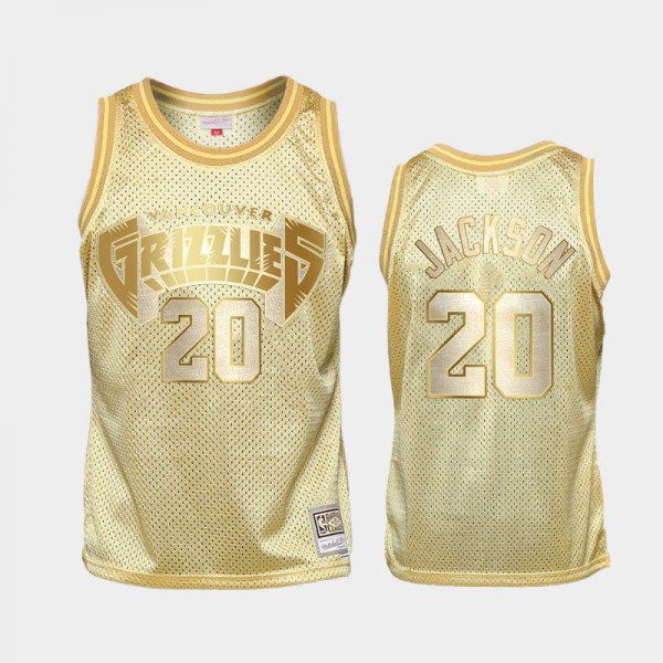 Josh Jackson Memphis Grizzlies #20 Men's Midas SM Limited Jersey - Gold